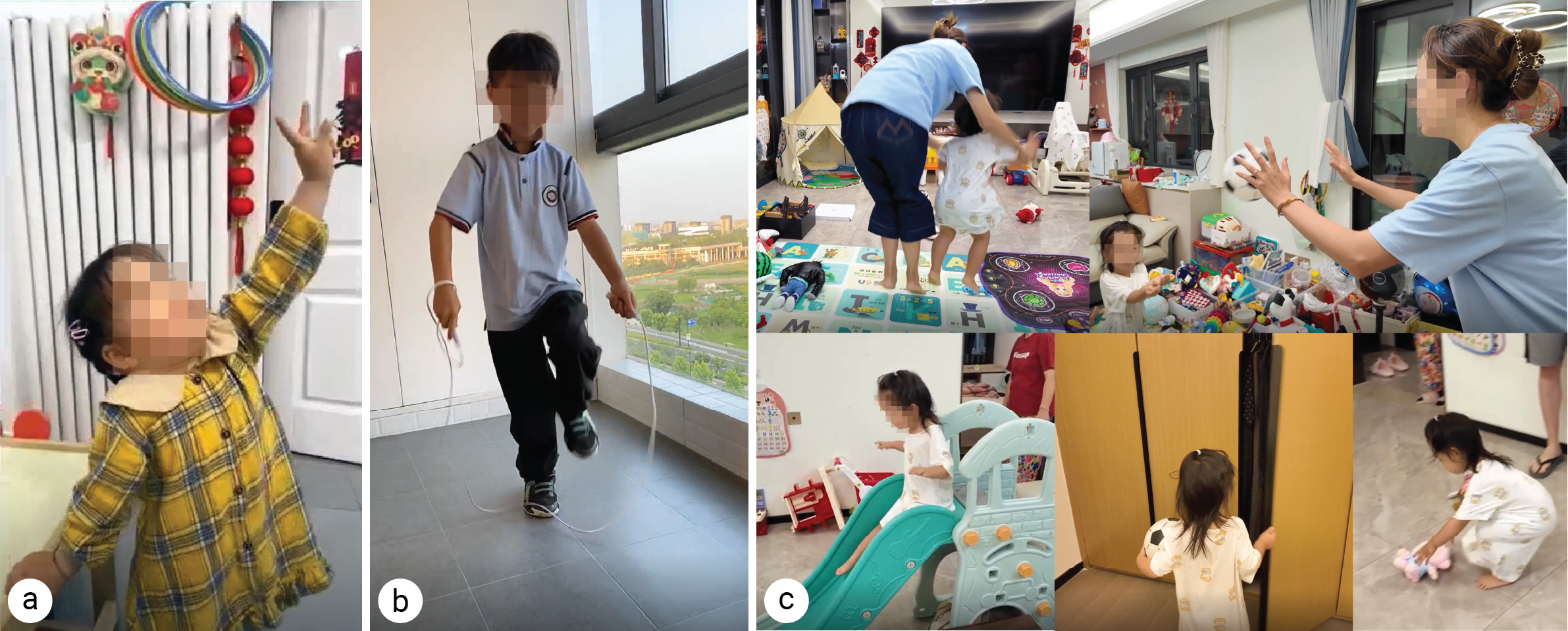 Jump, Stop, Jump Again: Exploring AI-Supported Physical Activity Play at Home with Parents and Children