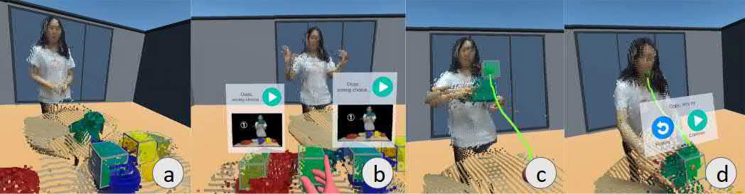 An Exploratory Study of Using Interactive Volumetric Video in VR for Embodied Learning