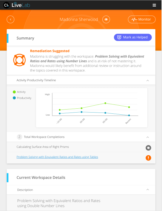 Who to Help? A Time-Slice Analysis of K-12 Teachers' Decisions in Classes with AI-Supported Tutoring